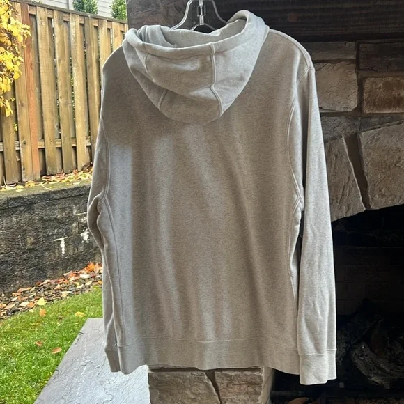 Nike Light Gray Pullover Hoodie Large - Picture 2 of 5